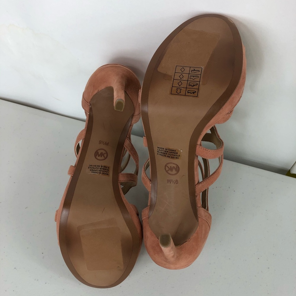 Michael Kors Heeled Crisscross Sandals Size 9.5 M - Picture 8 of 8